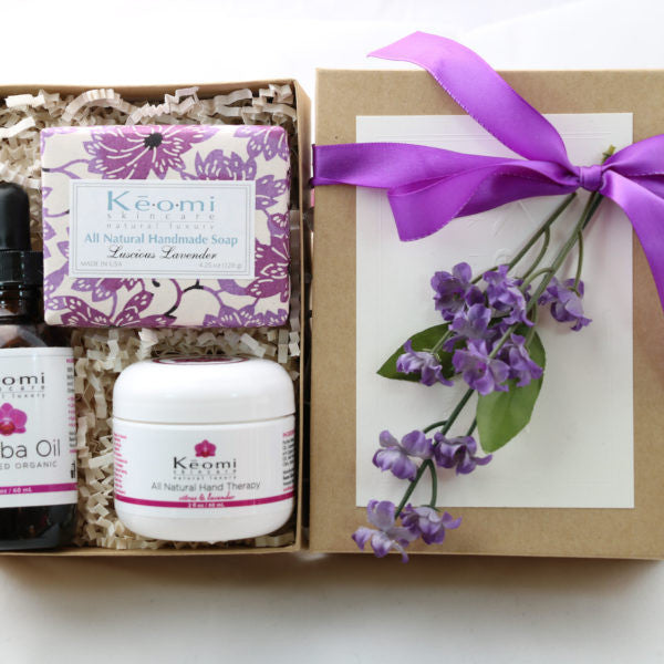 Lavender Organic Handmade Bath & Body Gift Set