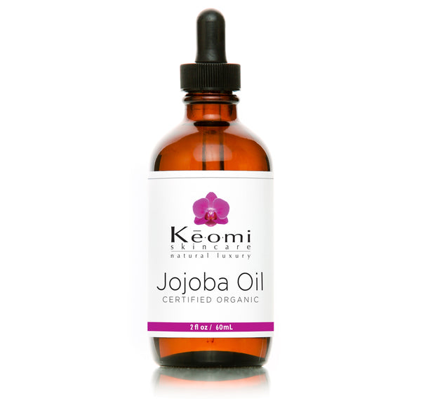 Keomi Natuals 100% Pure Cold Pressed Organic Jojoba Oil moisturizer for dry skin makeup removal